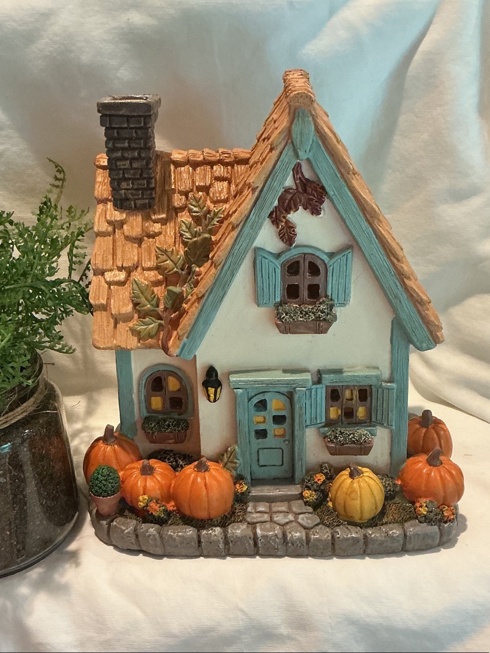 *Out of Stock Online* Hobby Lobby Fall Light Up Cottage House by Robert Stanley